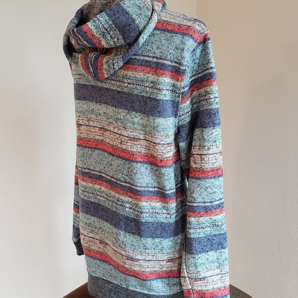 Depart West Women's Aztec Pullover Hoodie Size Small Super Soft Polyester Fleece - Picture 5 of 10